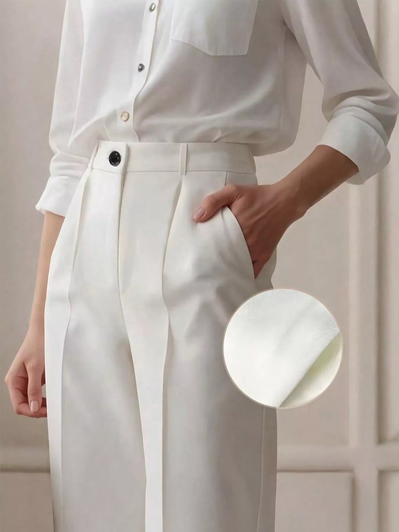 High-Waisted Wide Leg Pants