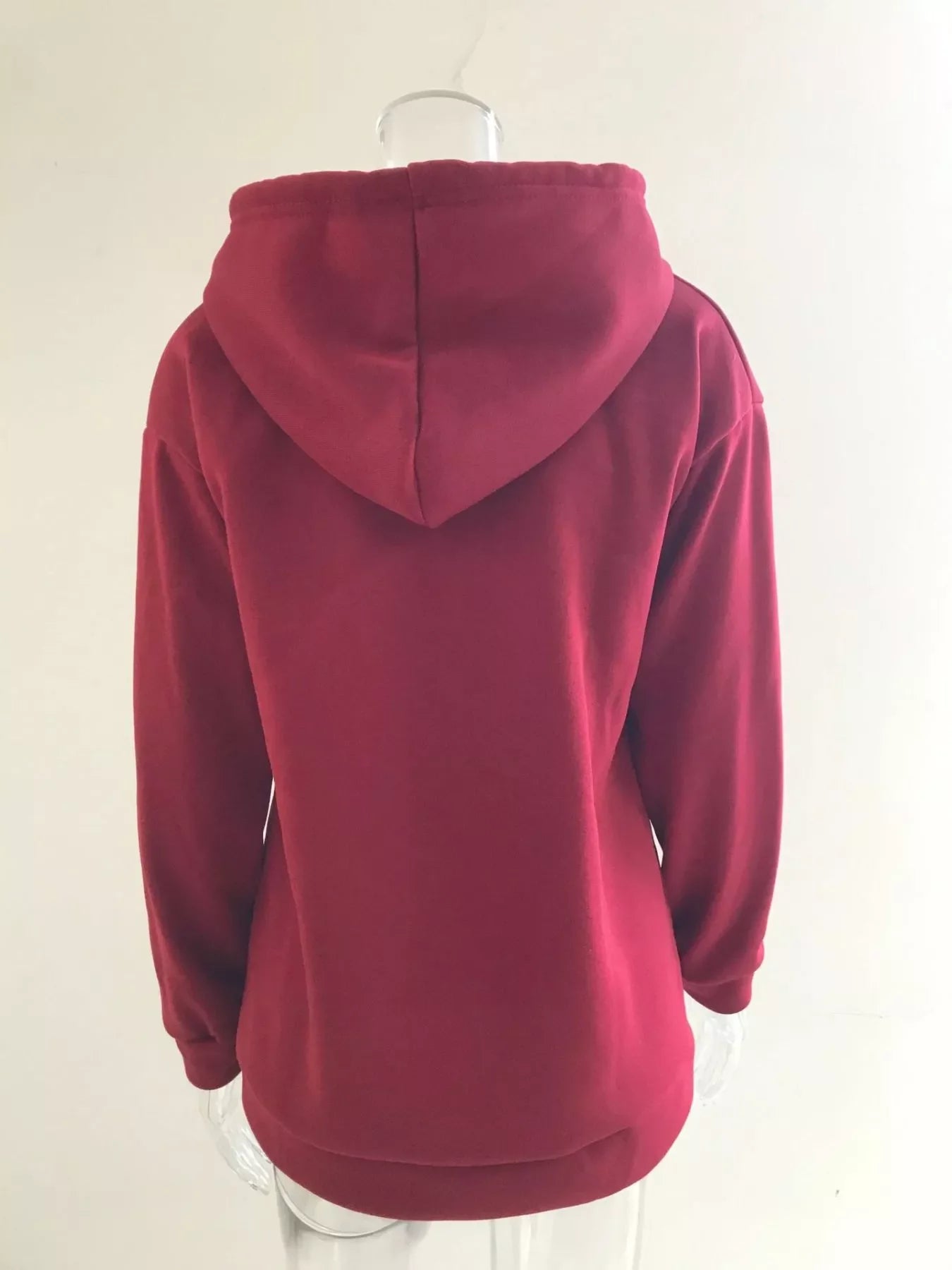 Full Size Kangaroo Pocket Drawstring Long Sleeve Hoodie Plus Size