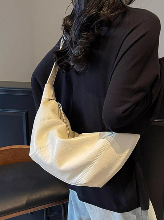 Casual Style Crescent Crossbody Bag