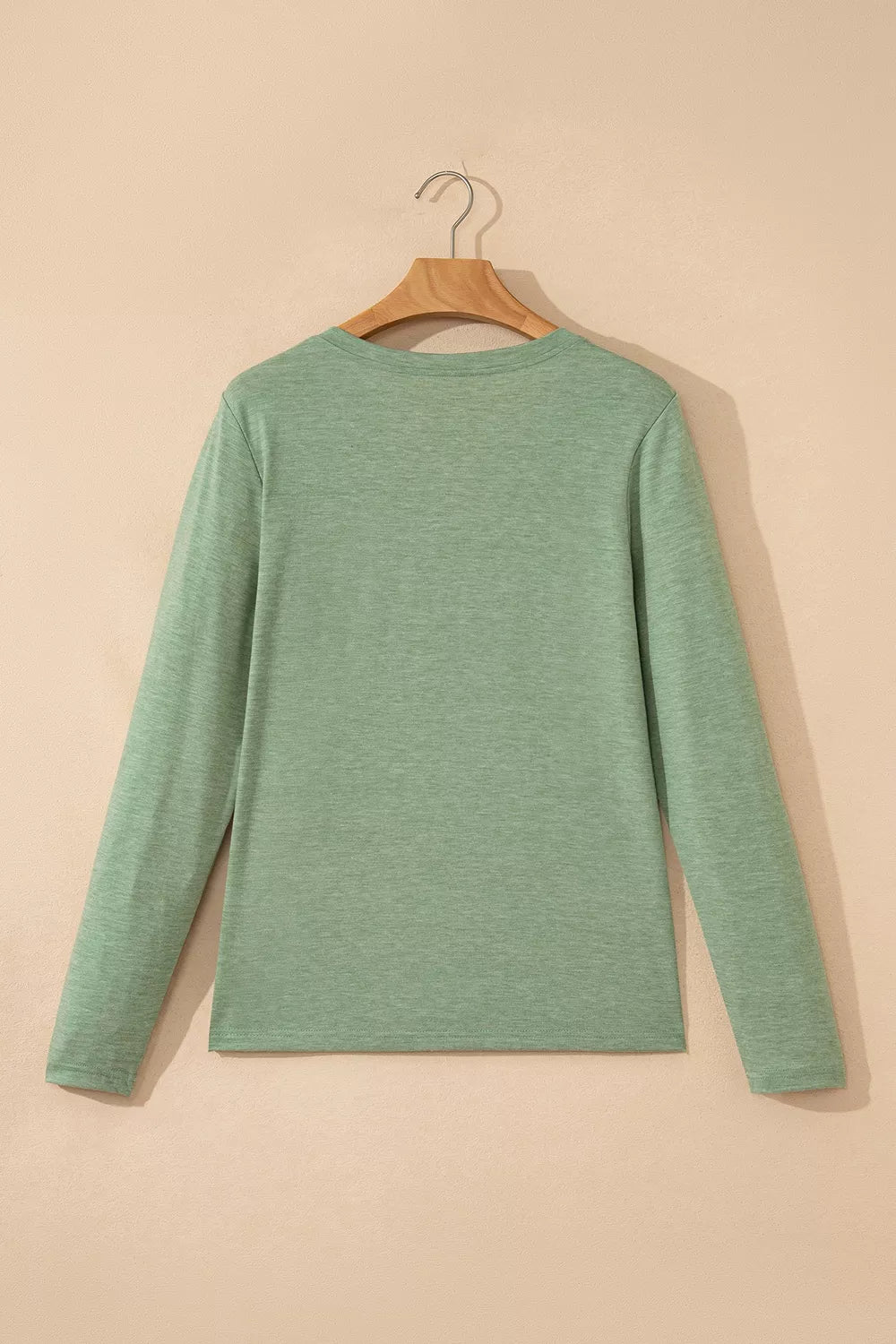 V-Neck Long Sleeve T-Shirt