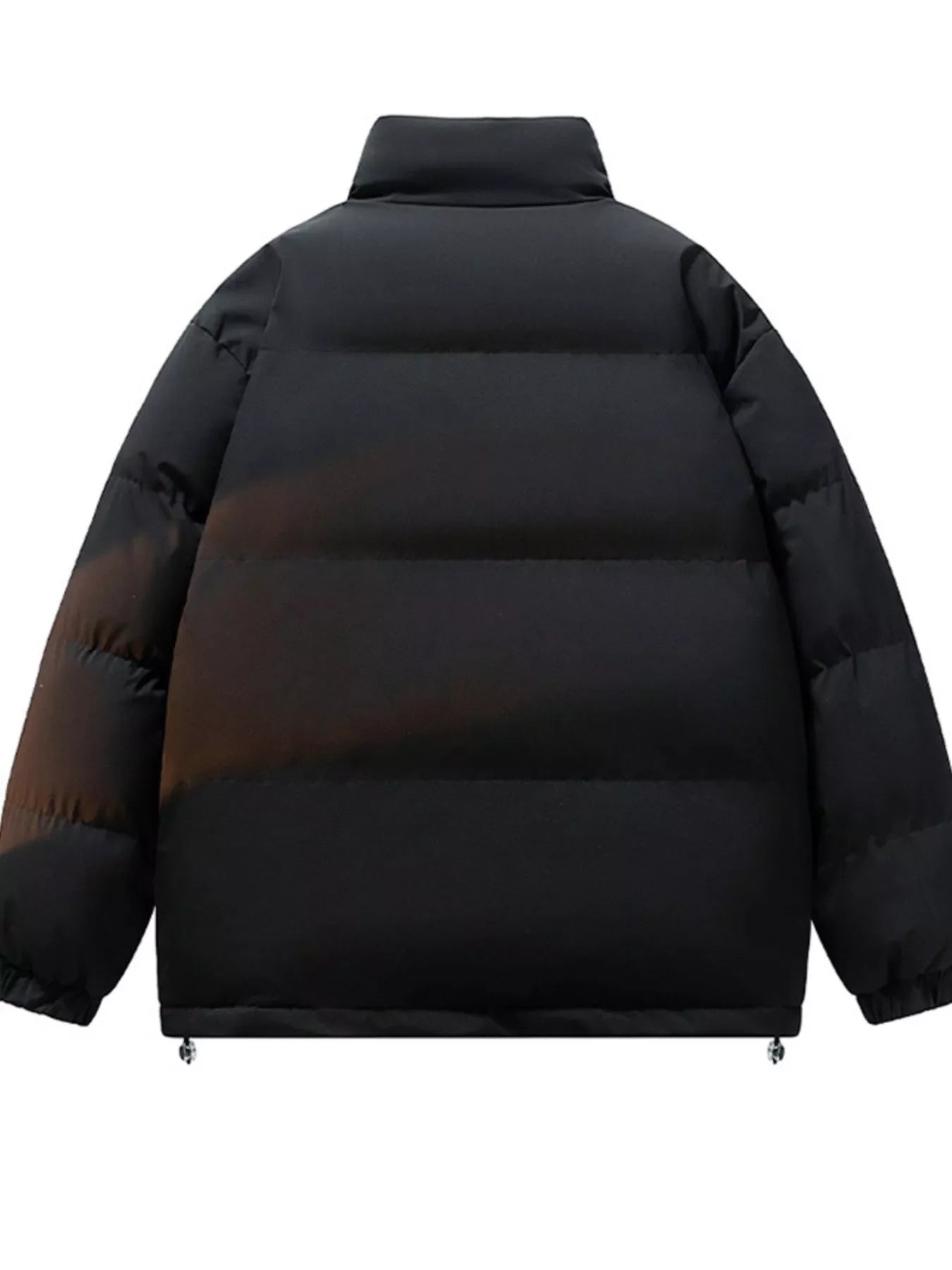 Men's Full Size Zip Up Padded Winter Coat Plus Size