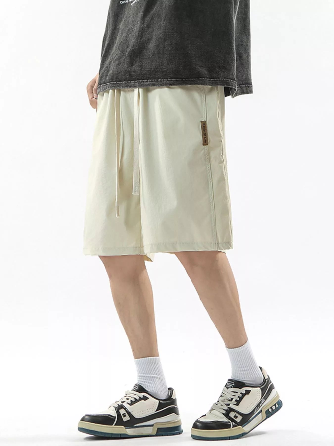 Men's Full Size Drawstring Casual Loose-Fit Pants Plus Size