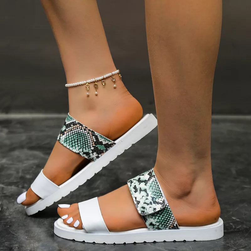 Open Toe Flats Sandals