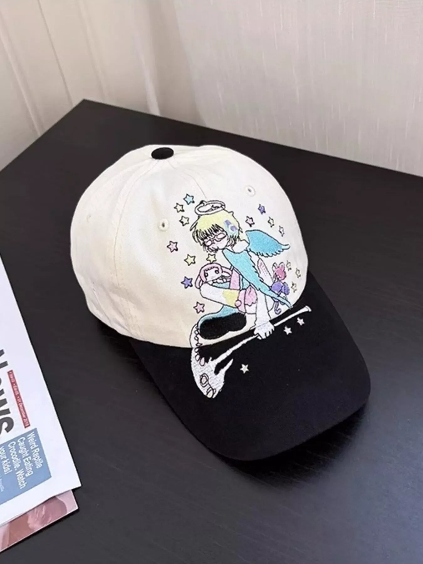 Embroidered Washed Baseball Cap