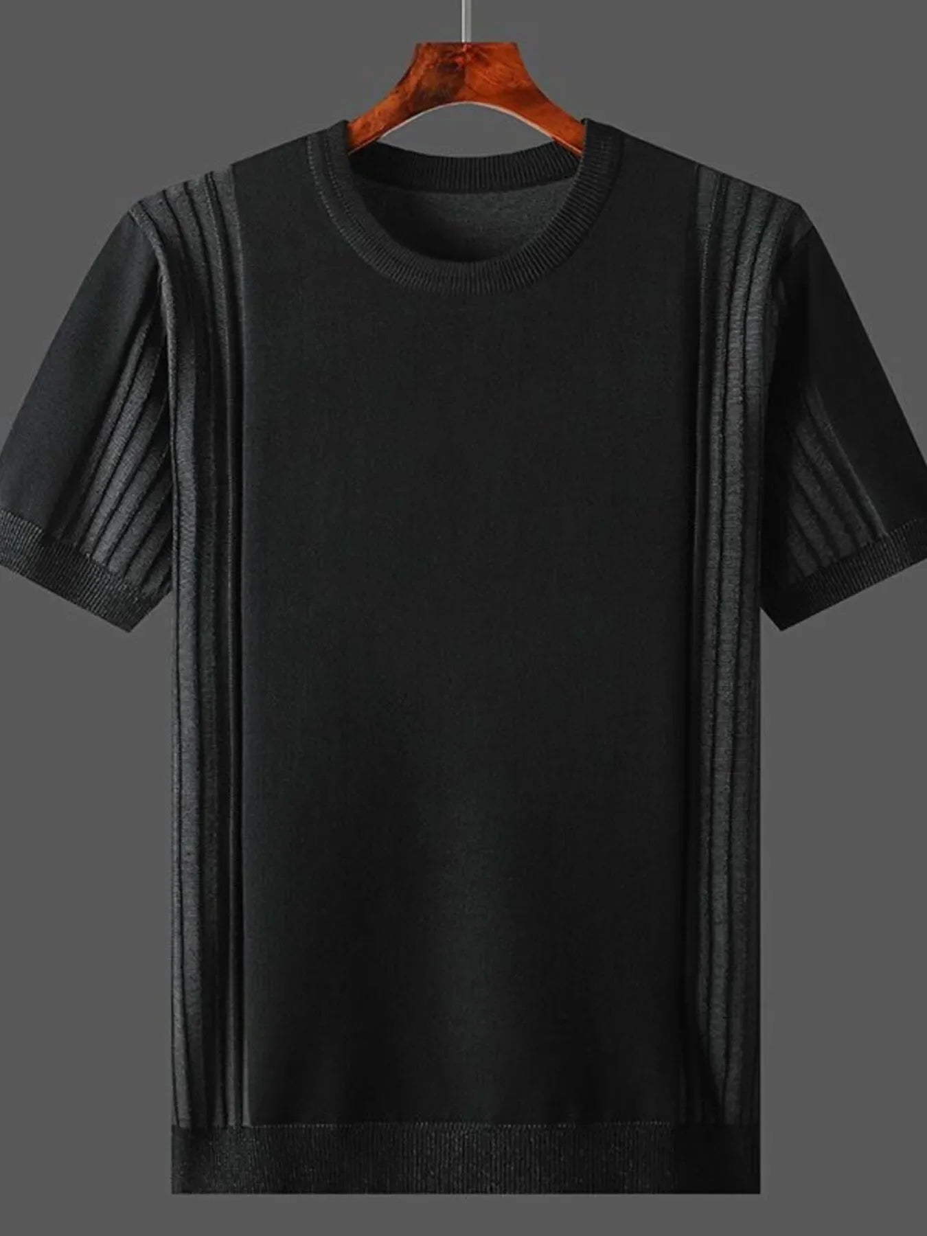 Men's Plus Size Round Neck Short Sleeve T-Shirt