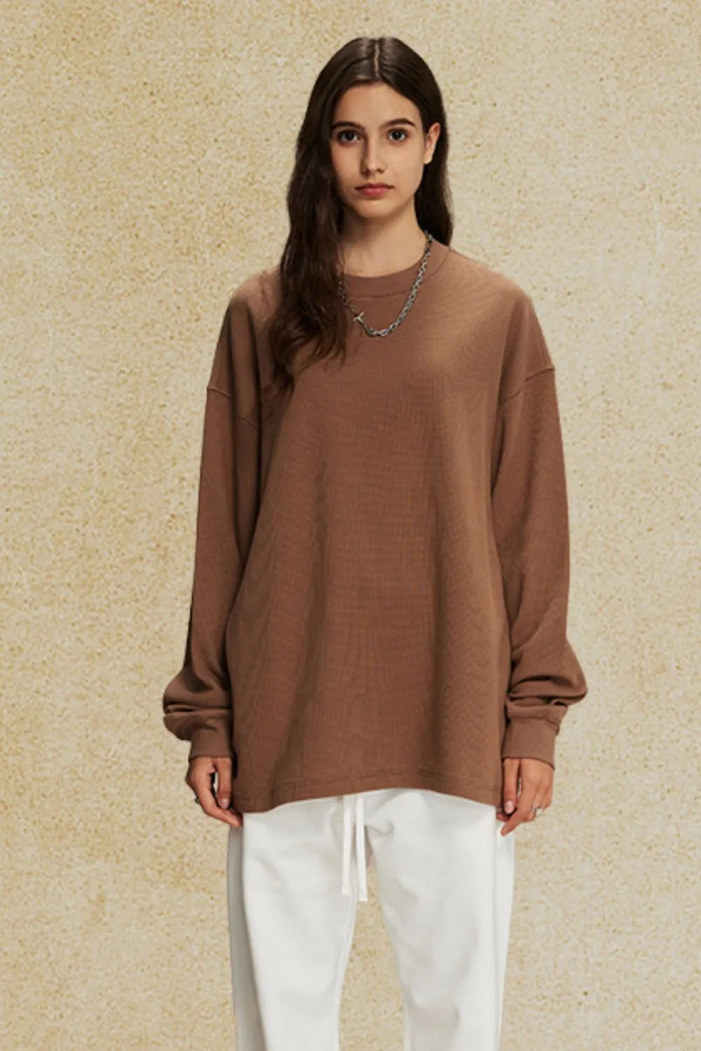 Men's Round Neck Long Sleeve T-Shirt
