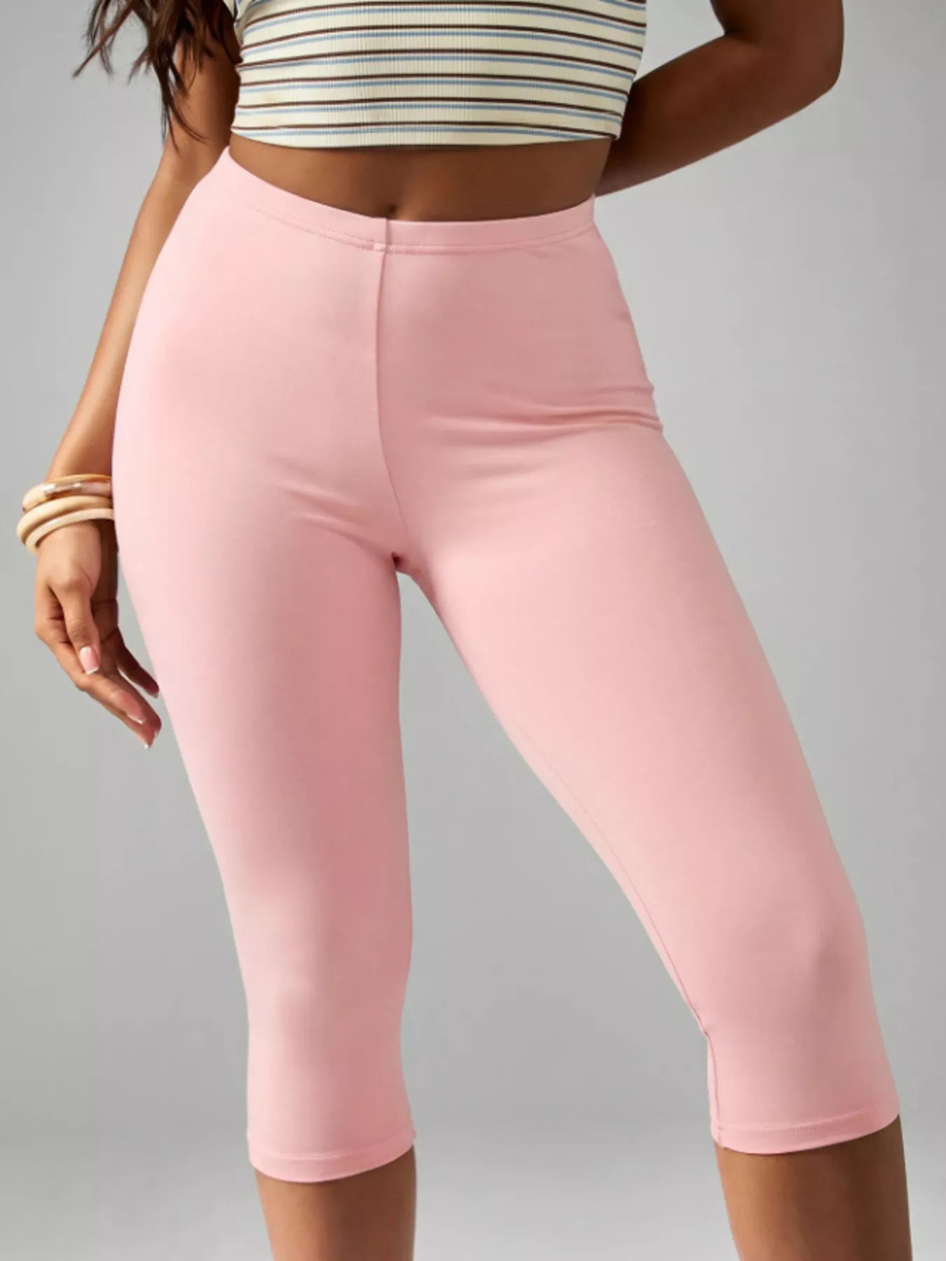 High-Waisted Active Capri Leggings