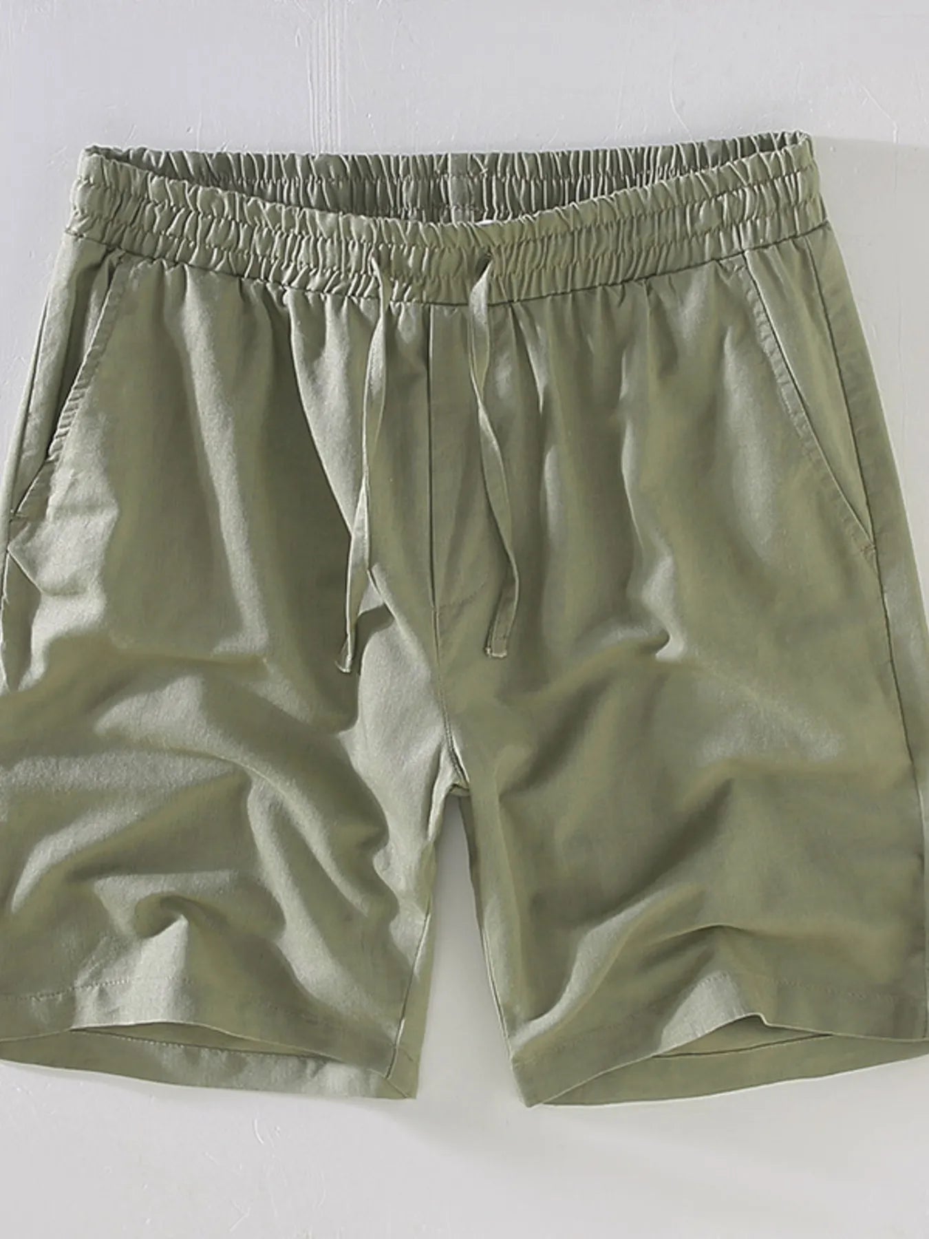 Men's Plus Size Drawstring Casual Shorts