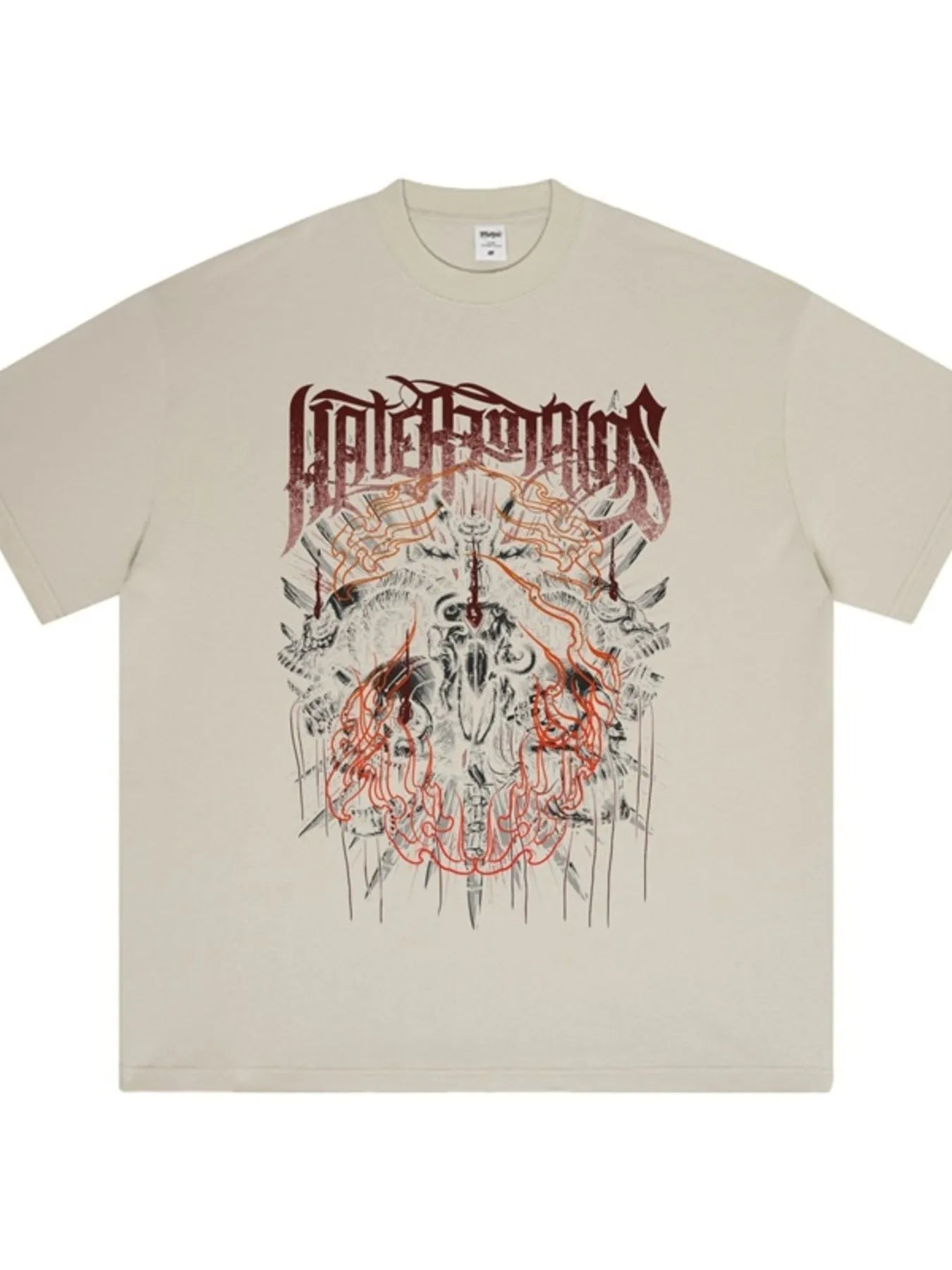 Men's Graphic Round Neck Short Sleeve T-Shirt