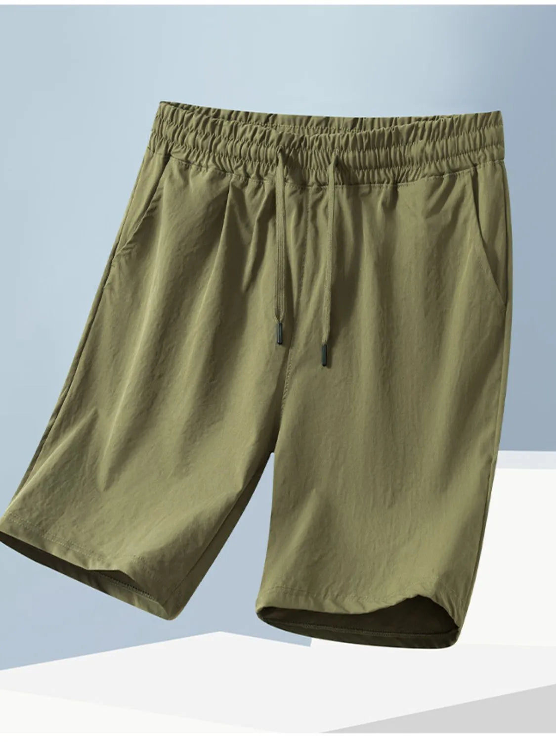 Men's Plus Size Casual Drawstring Shorts