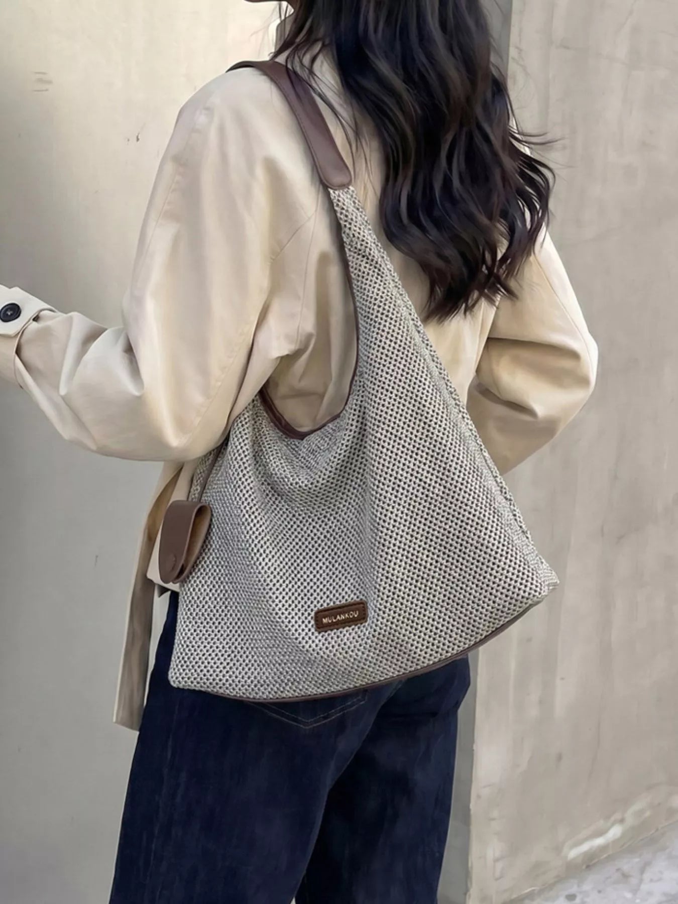 Crochet Knit Shoulder Bag