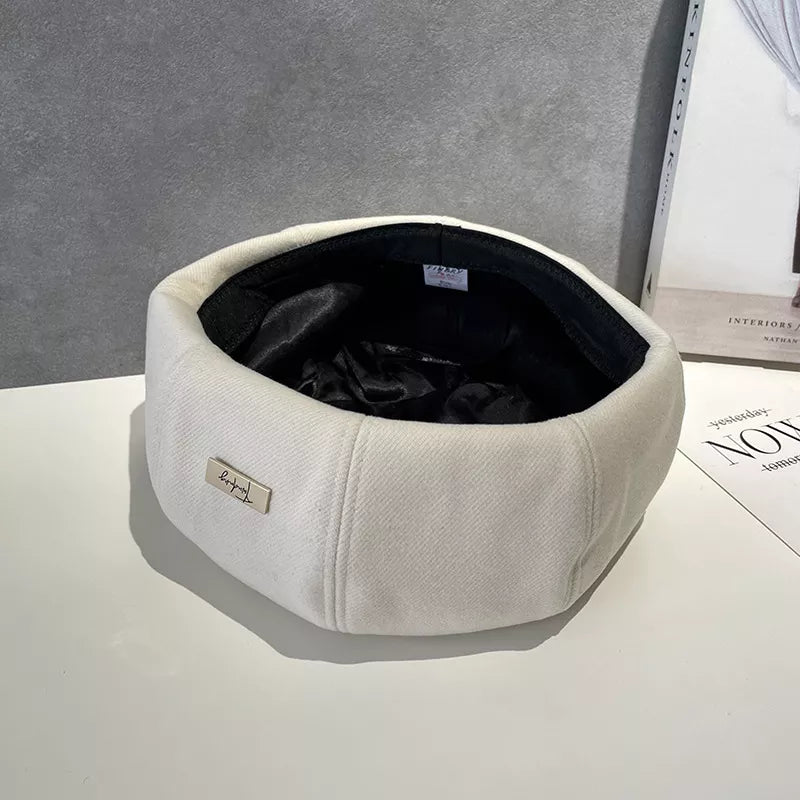 Classic Solid Color Beret Hat