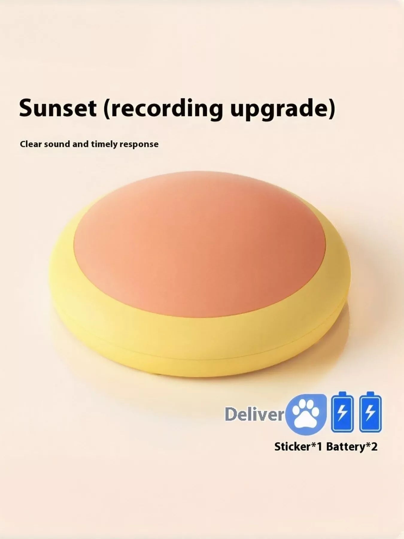 Recordable Talking Pet Sound Buttons