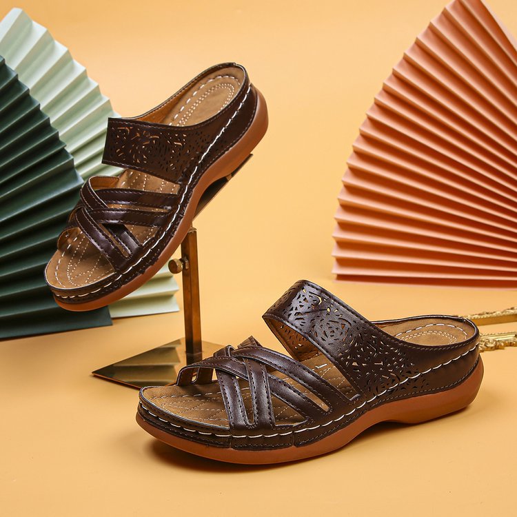 Open Toe Wedge Sandals
