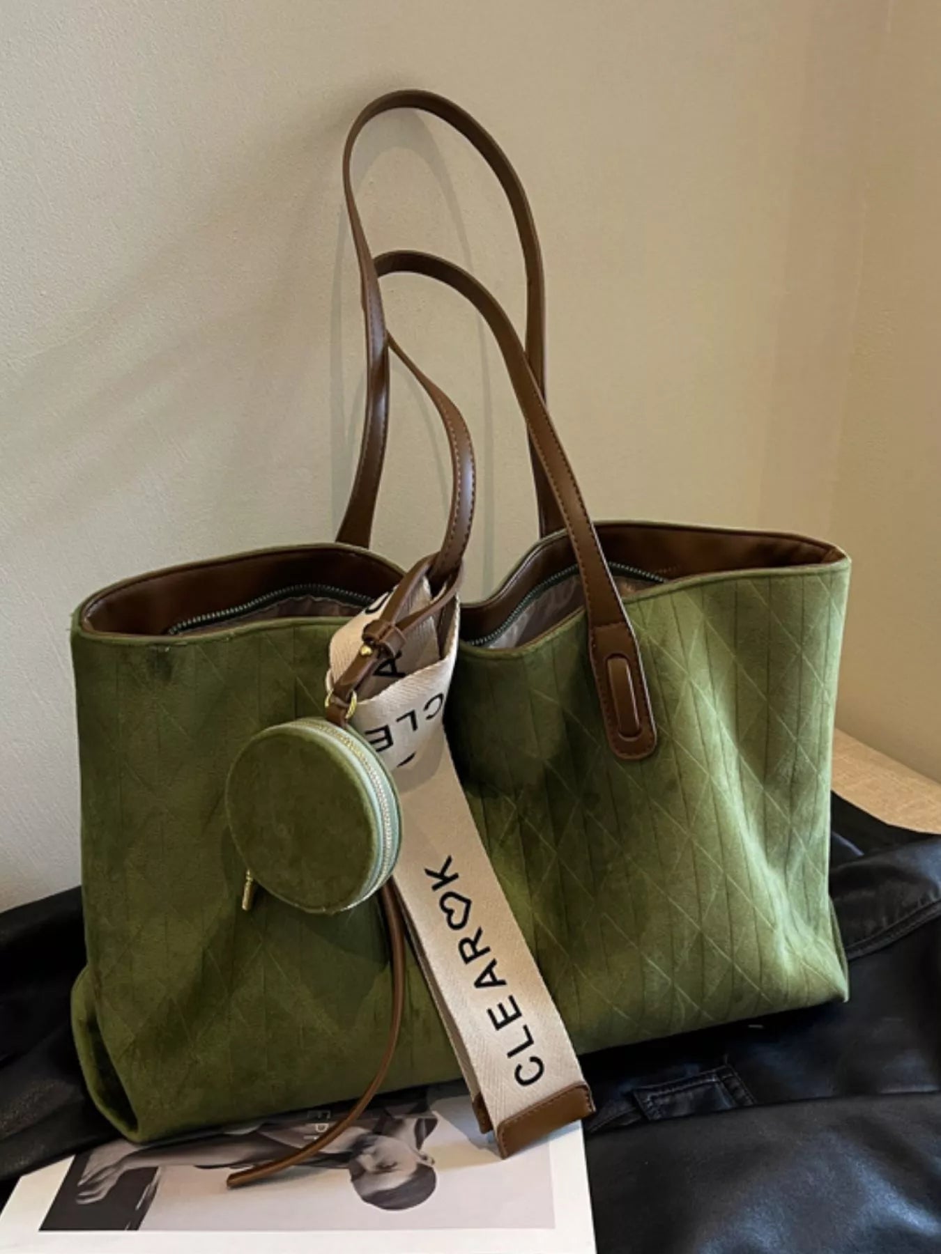 Large Capacity Tote Bag with Coin Purse