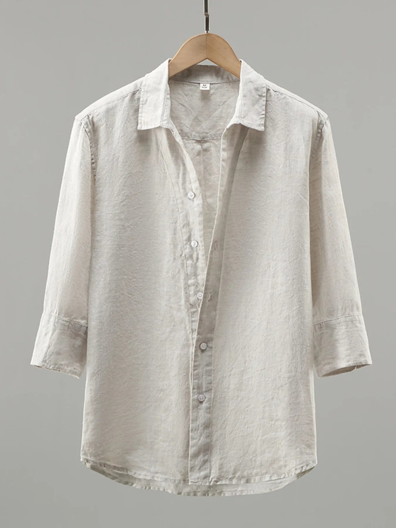 Men's Plus Size Button Up Long Sleeve Shirt