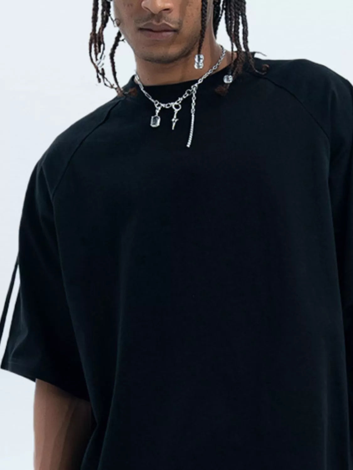 Men's Round Neck Stripe T-Shirt