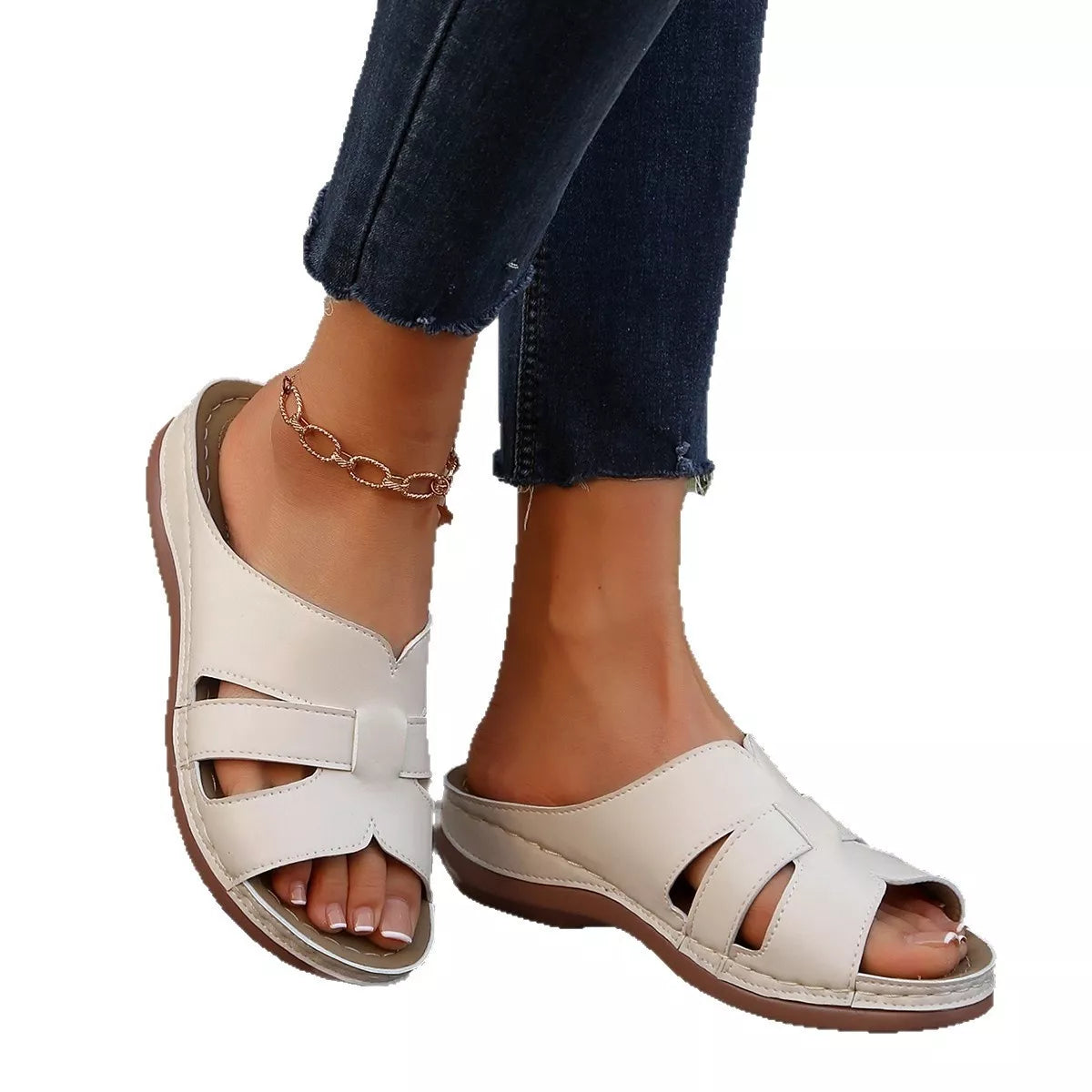 Open Toe Wedge Sandals