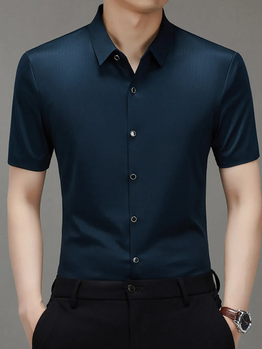 Men's Button Up Short Sleeve Shirt