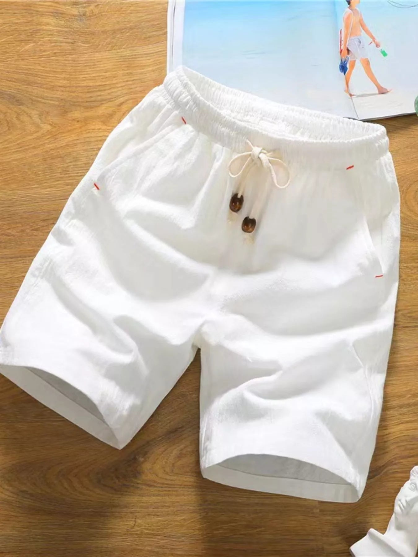 Men's Plus Size Casual Drawstring Summer Shorts