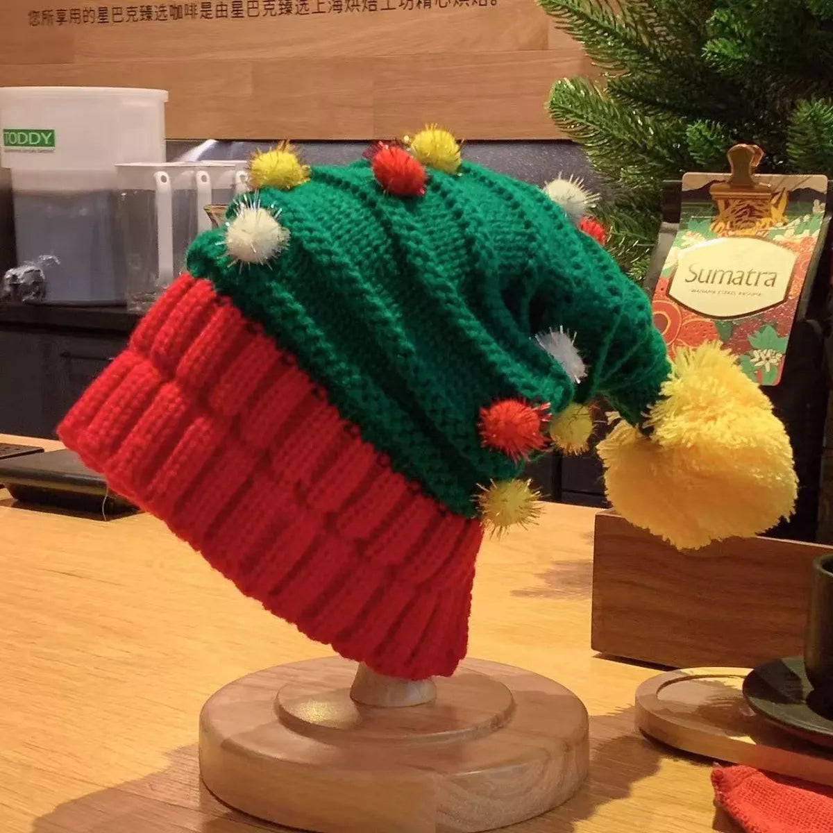 Christmas Knitted Beanie Hat