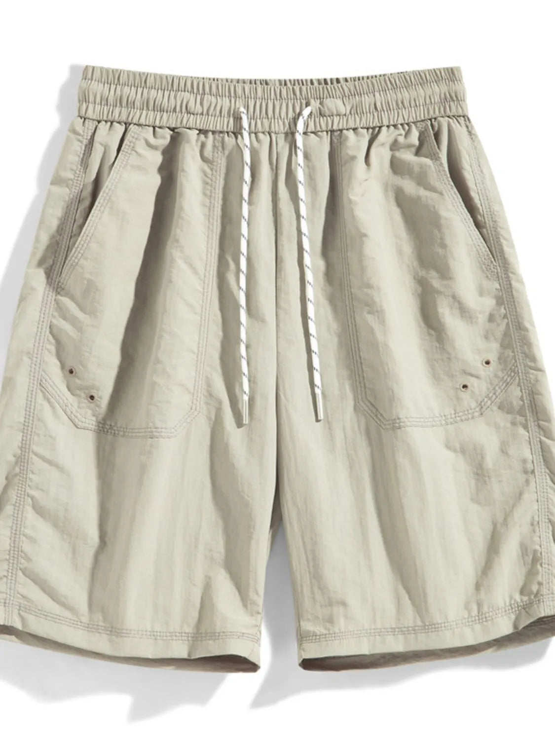 Men's Full Size Casual Drawstring Shorts Plus Size