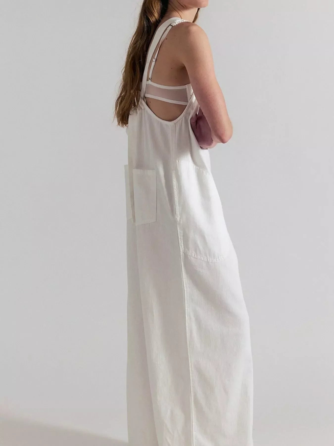 Sleeveless Wide-Leg Jumpsuit
