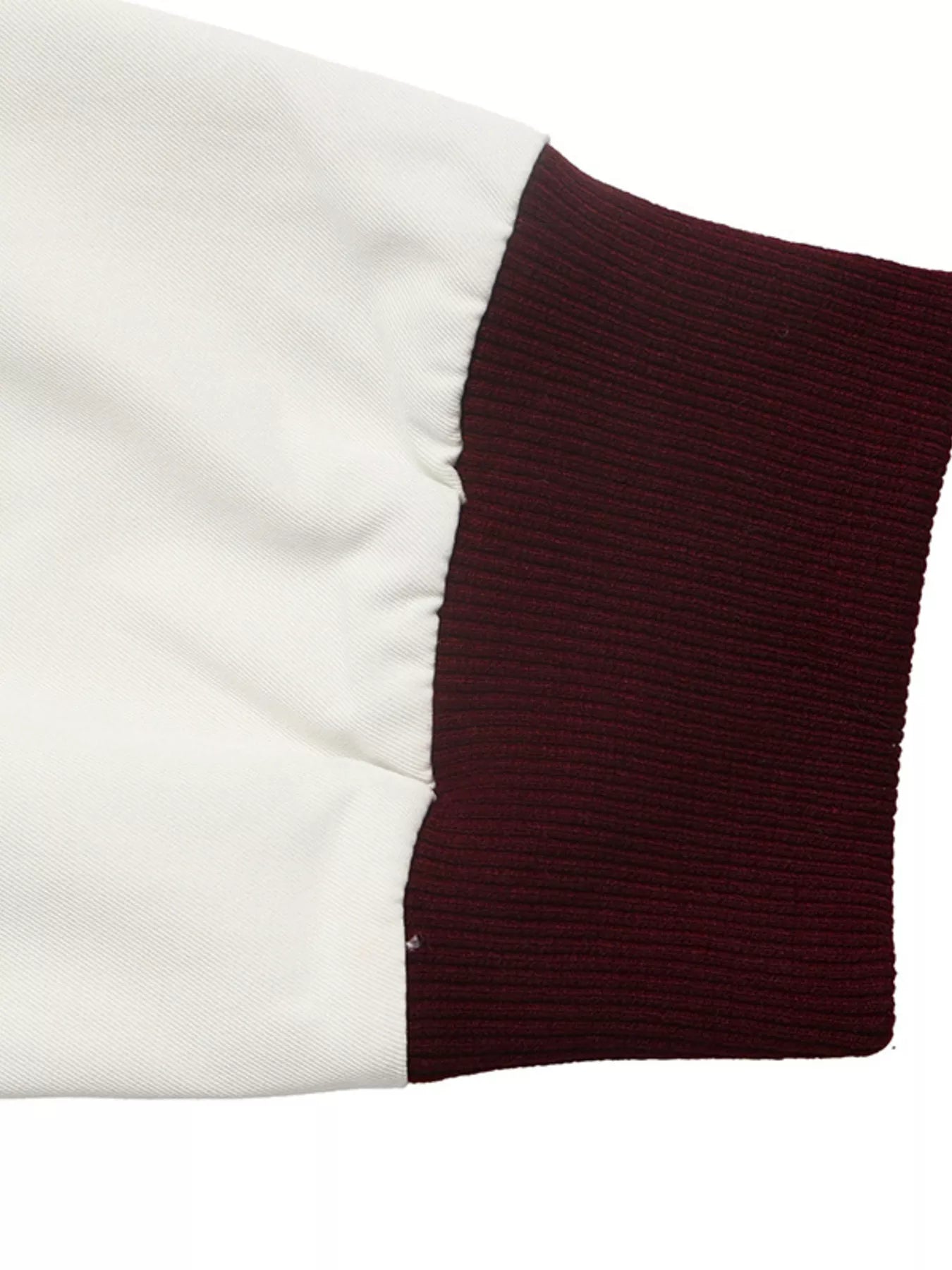 Contrast Trim Zip Up Jacket