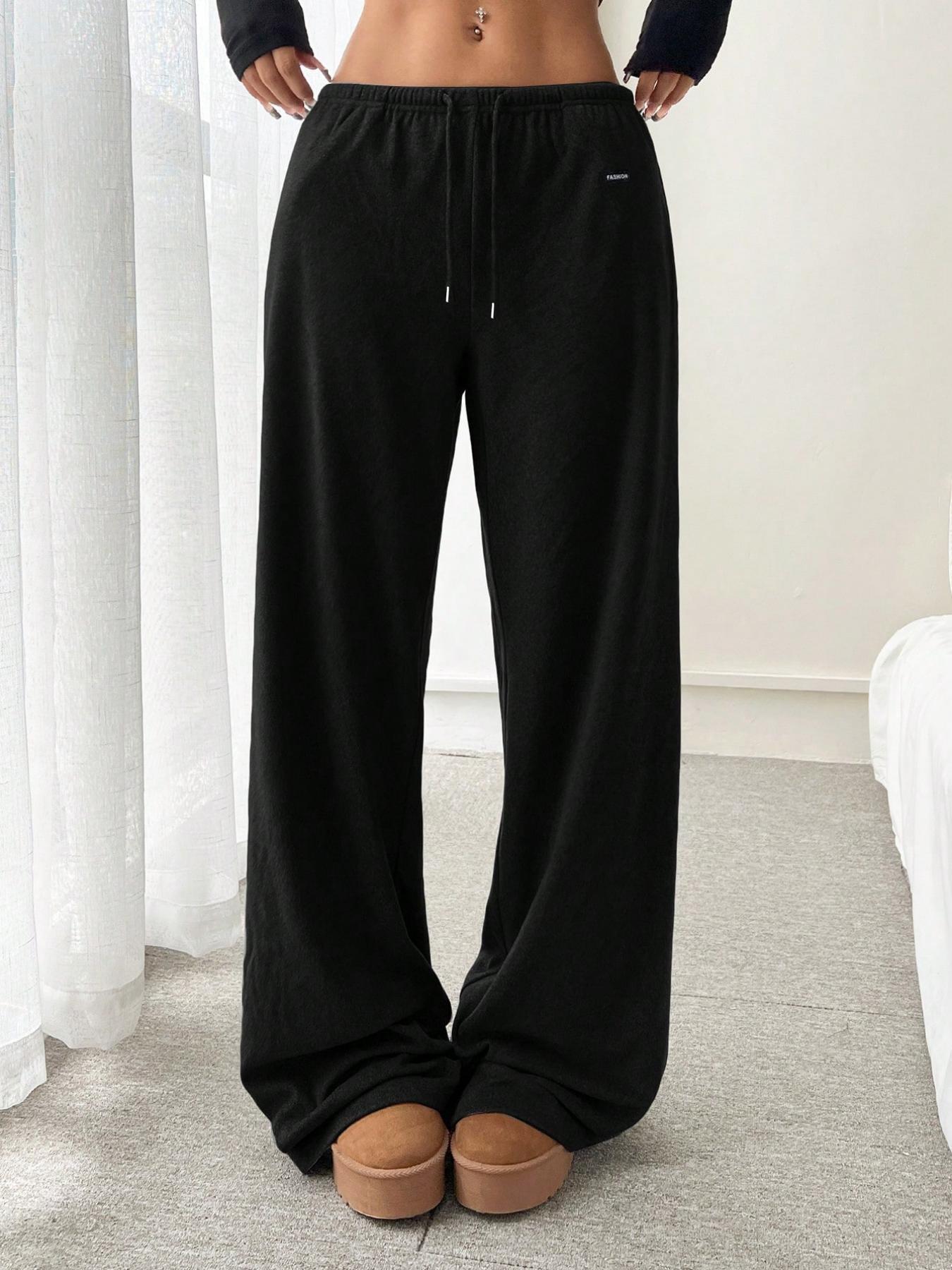 Relaxed Fit Drawstring Pants
