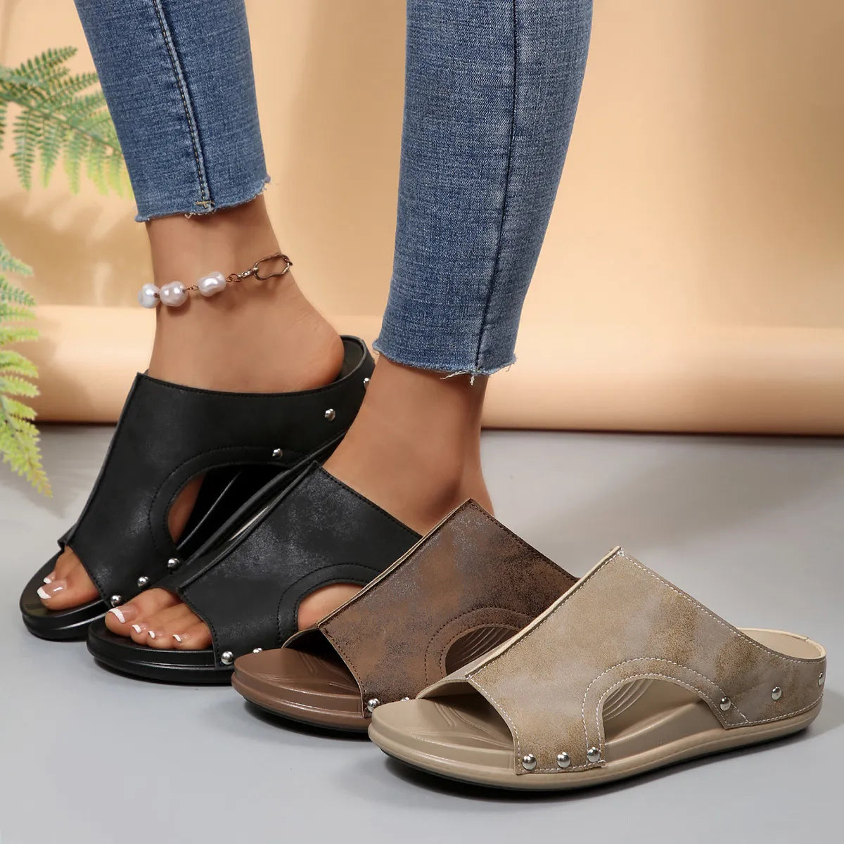 Open Toe Wedge Sandals