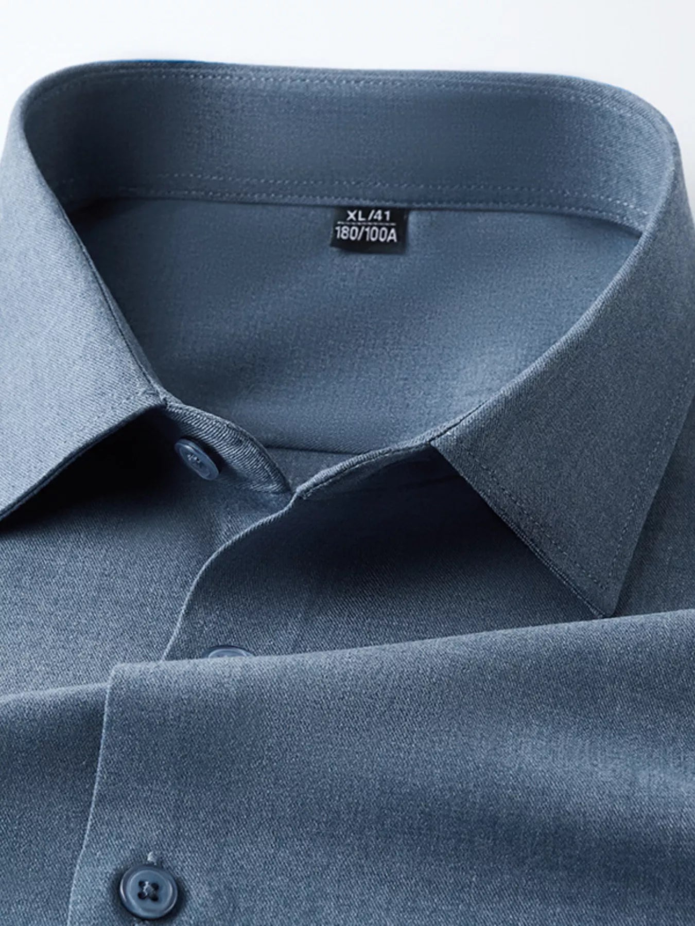 Men's Full Size Slim Fit Long Sleeve Shirt Plus Size