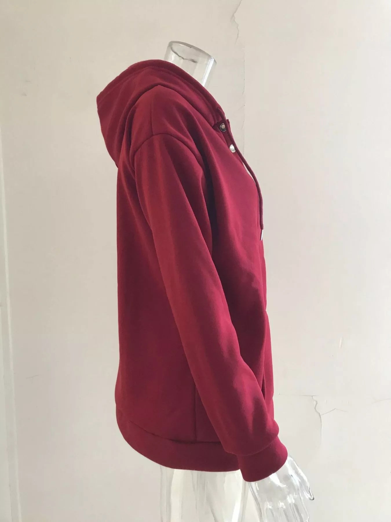 Full Size Kangaroo Pocket Drawstring Long Sleeve Hoodie Plus Size