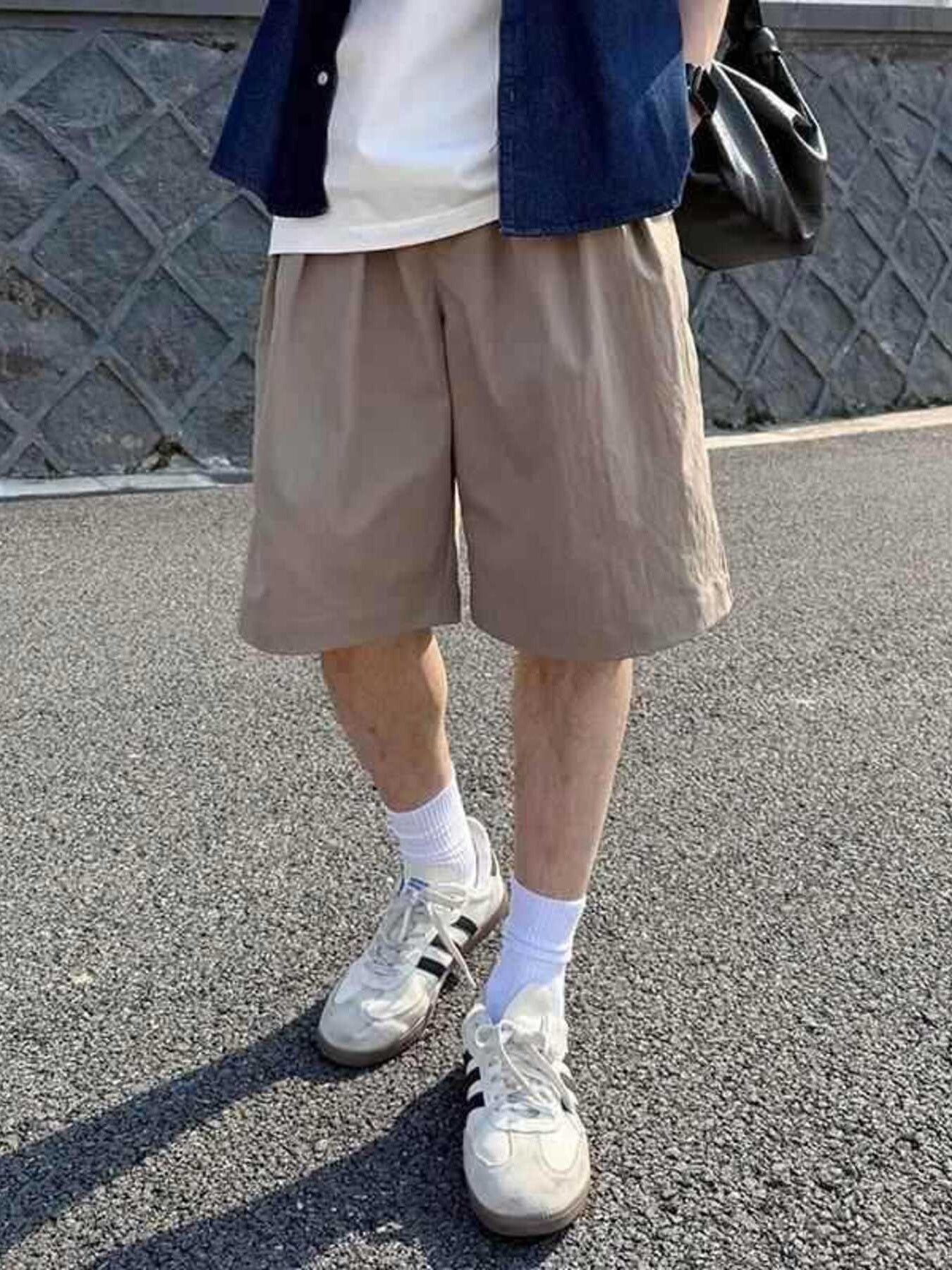 Men's Plus Size Loose-Fit Casual Shorts