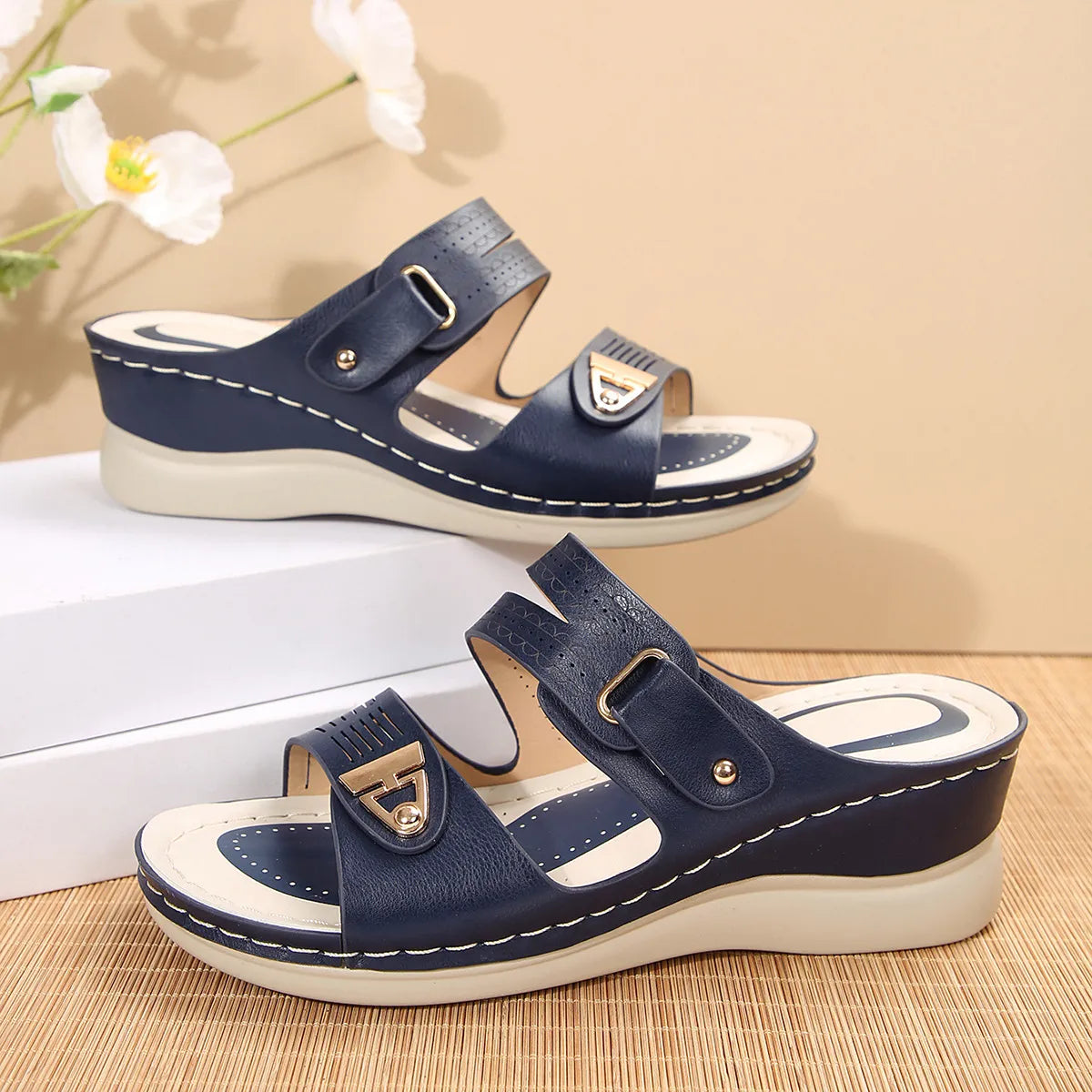 Open Toe Wedge Sandals