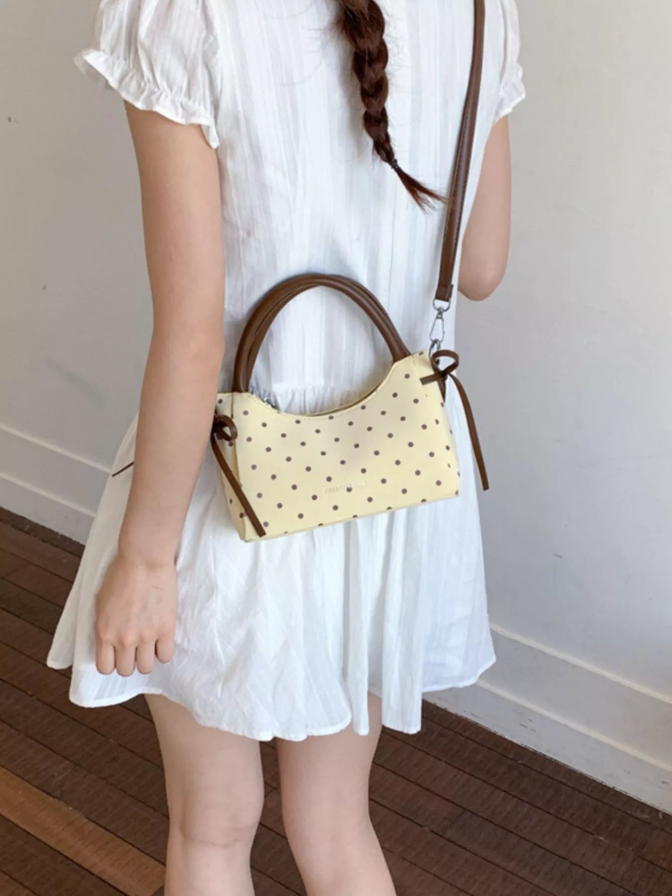 Polka Dot Mini Crossbody Bag