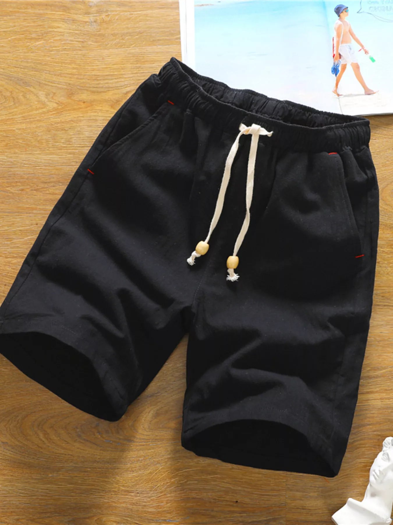 Men's Plus Size Casual Drawstring Summer Shorts