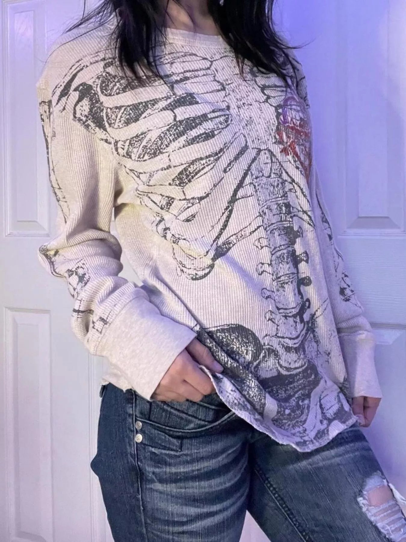Skeleton Long Sleeve T-Shirt