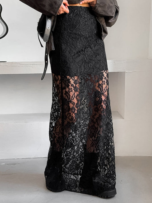 Lace Maxi Skirt