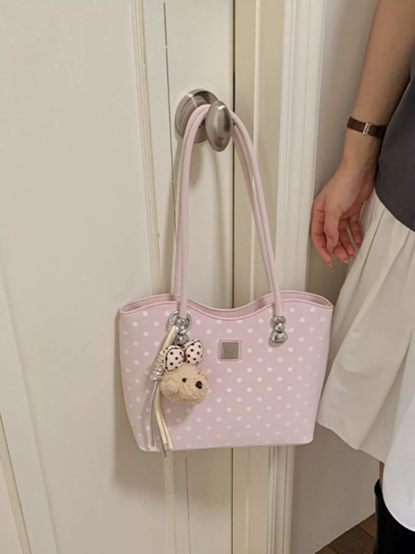 Polka Dot Shoulder Bag