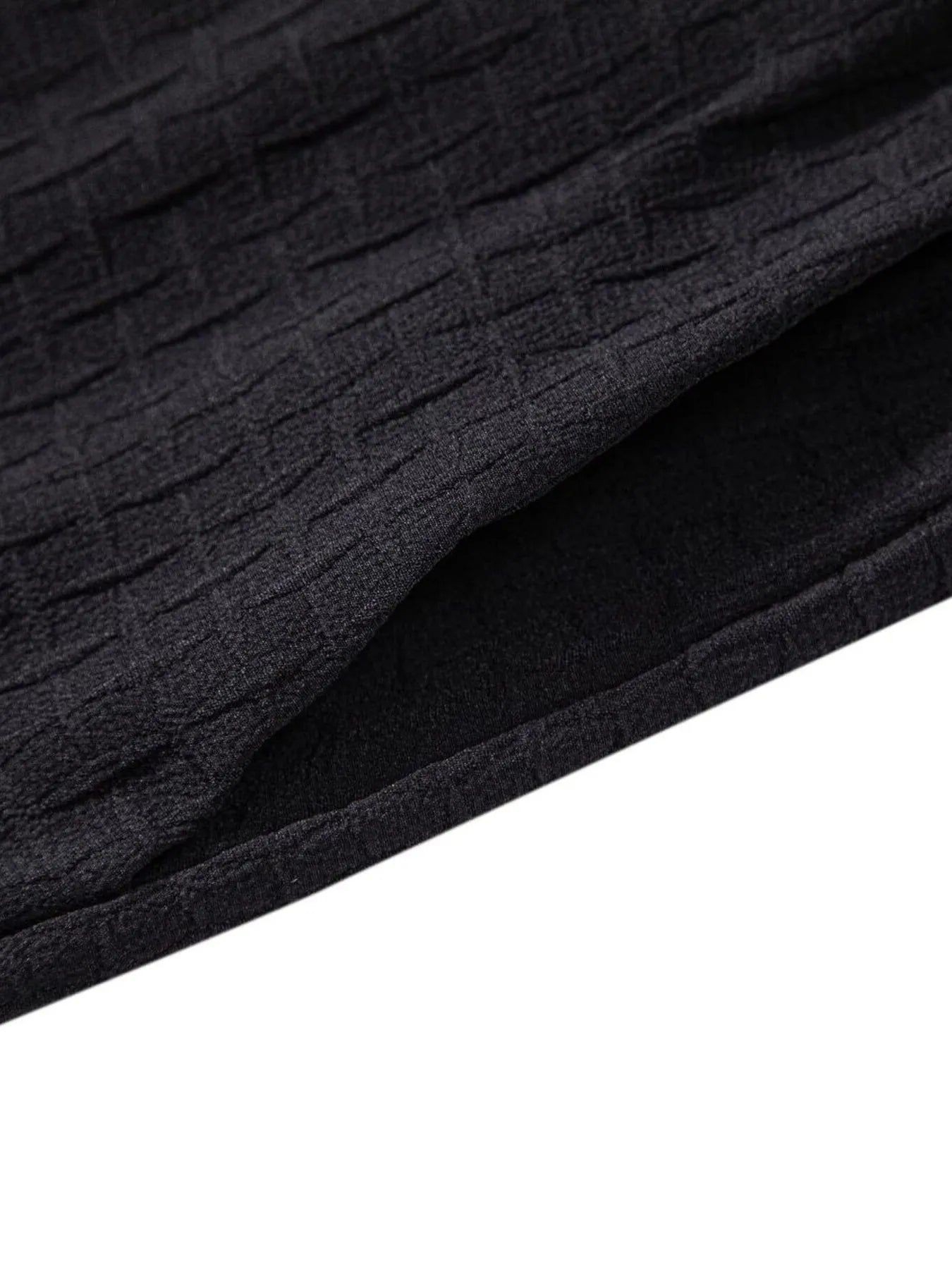 Men's Classic Textured Shorts with Elastic Waist