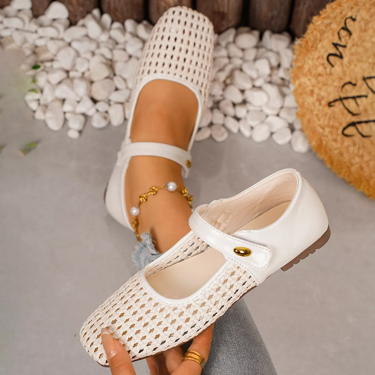 Square Toe Slip-Ons