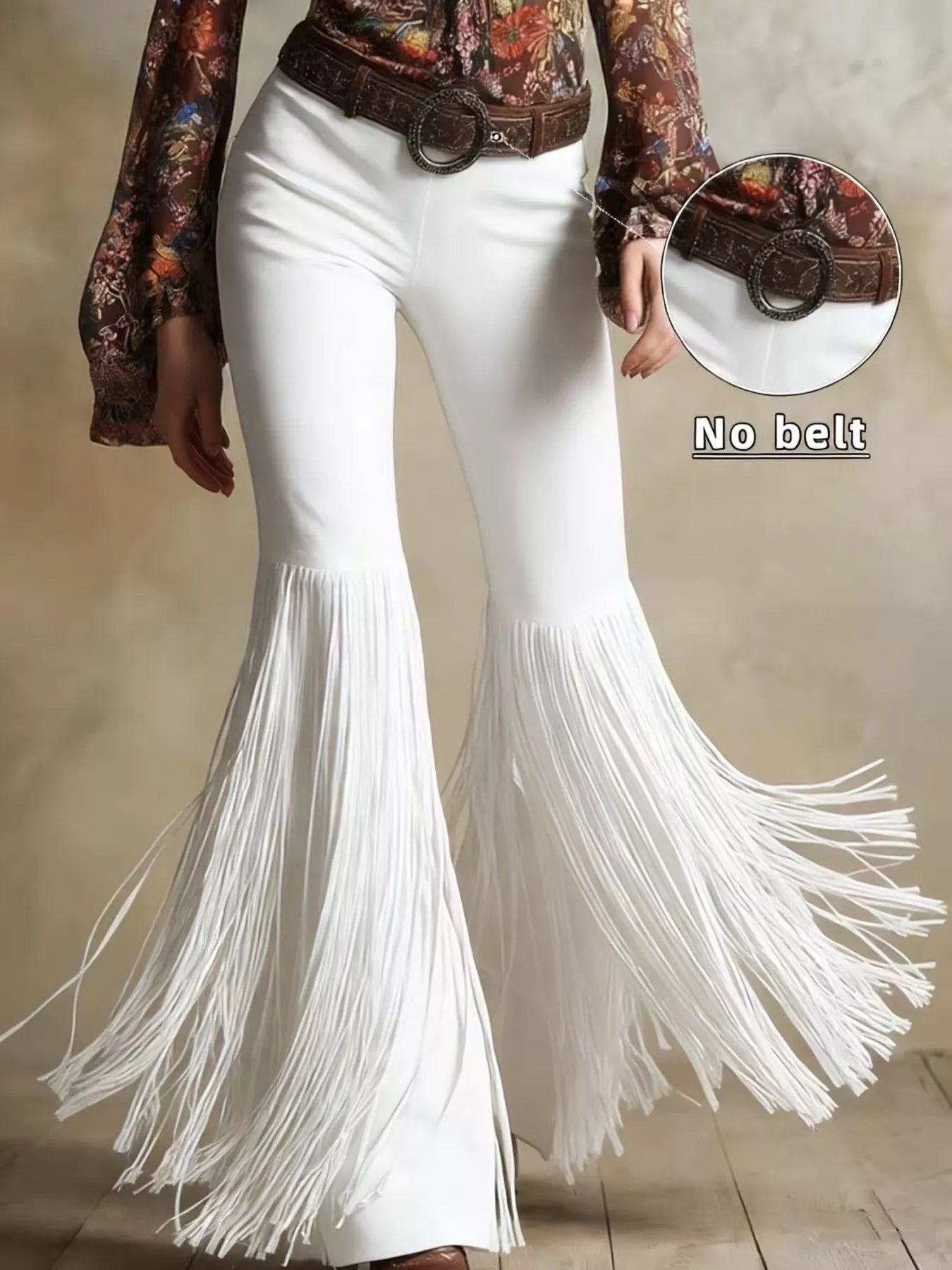 Fringe Flare Pants