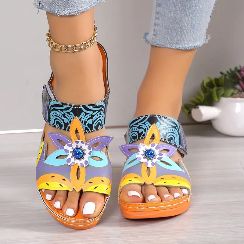 Open Toe Wedge Sandals