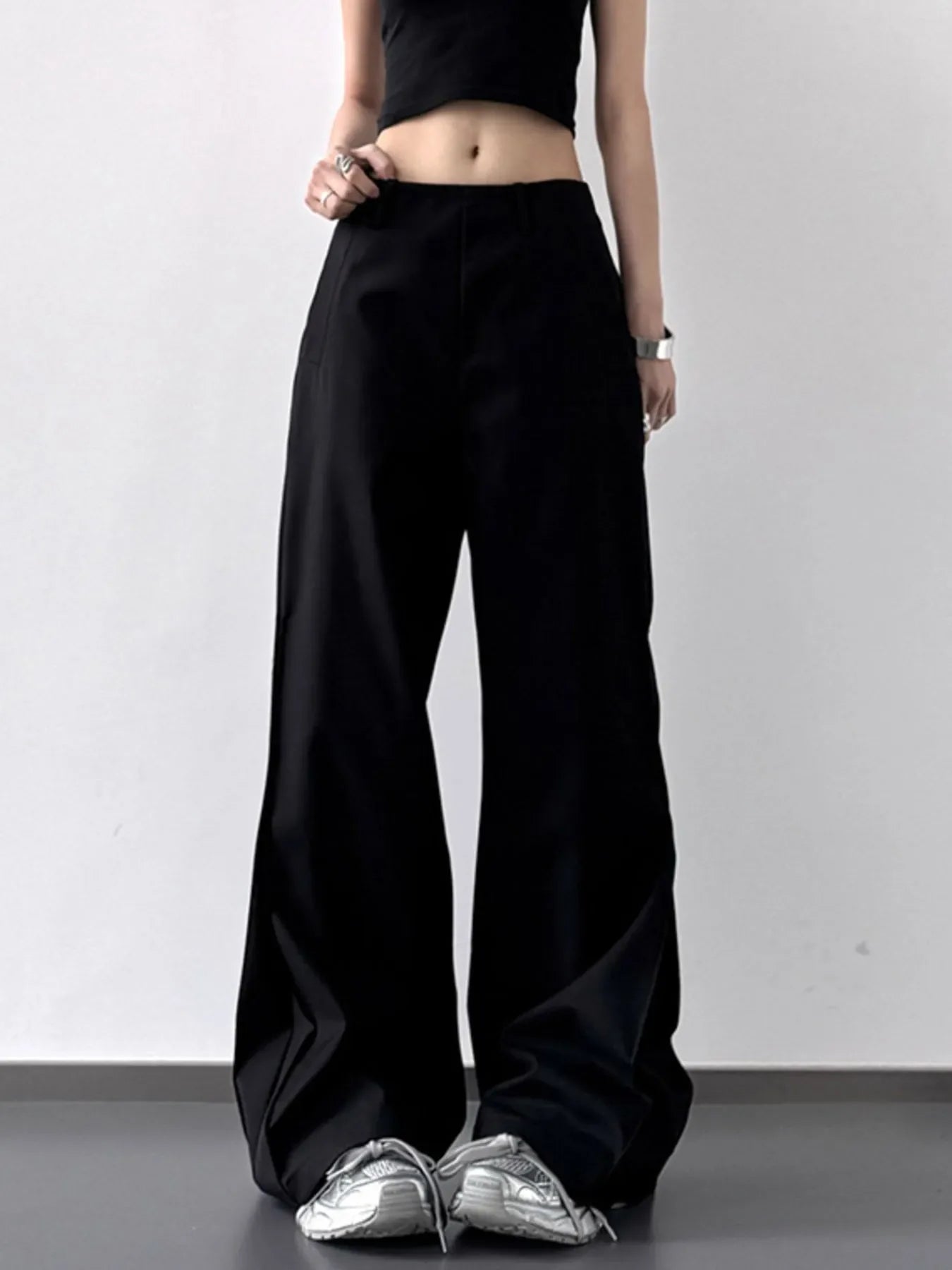 Wide Leg High Waist Pants