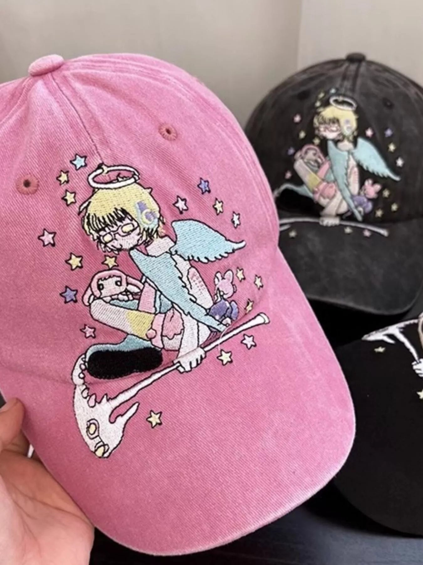 Embroidered Washed Baseball Cap