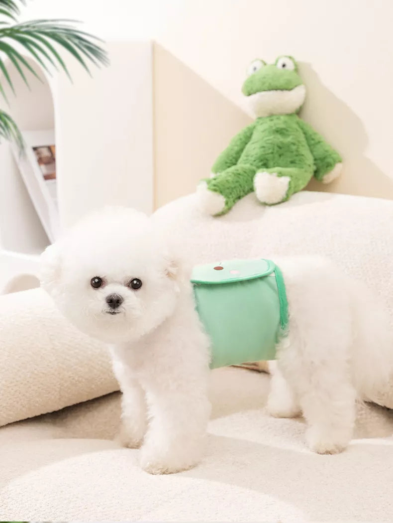 Cute Cartoon Pattern Pet Physiological Pants