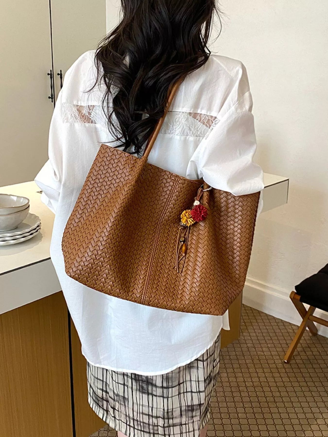 PU Leather Tote Bag