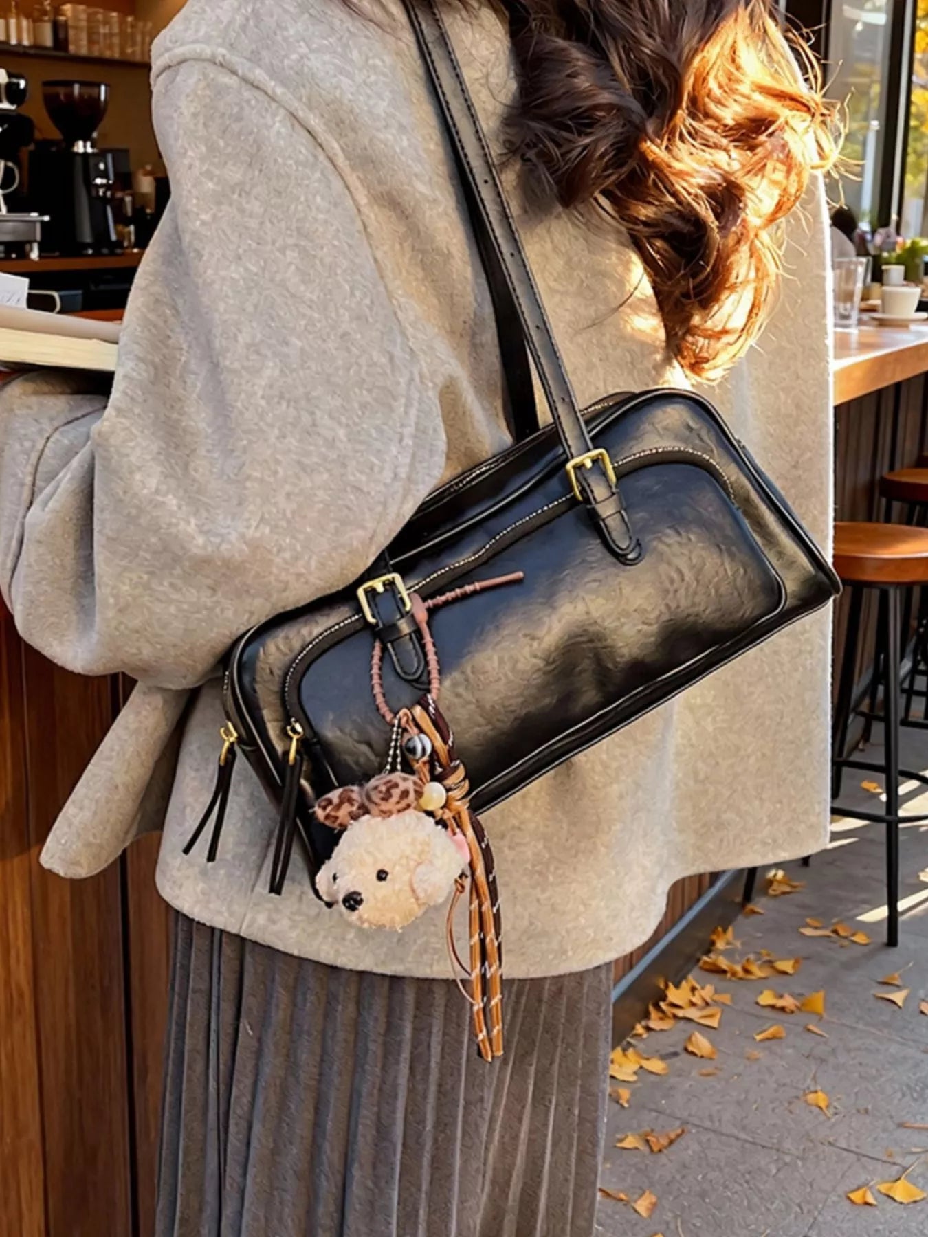 PU Leather Shoulder Bag