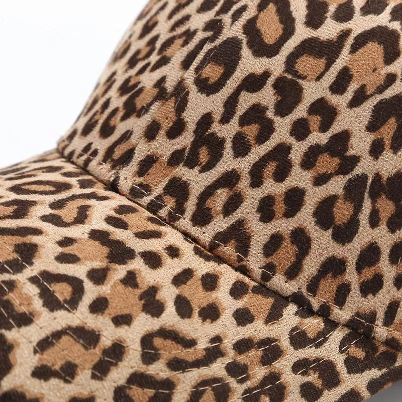 Leopard Cotton Baseball Cap
