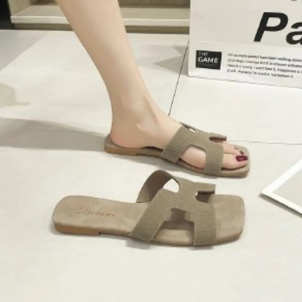 Open Toe Flats Sandals